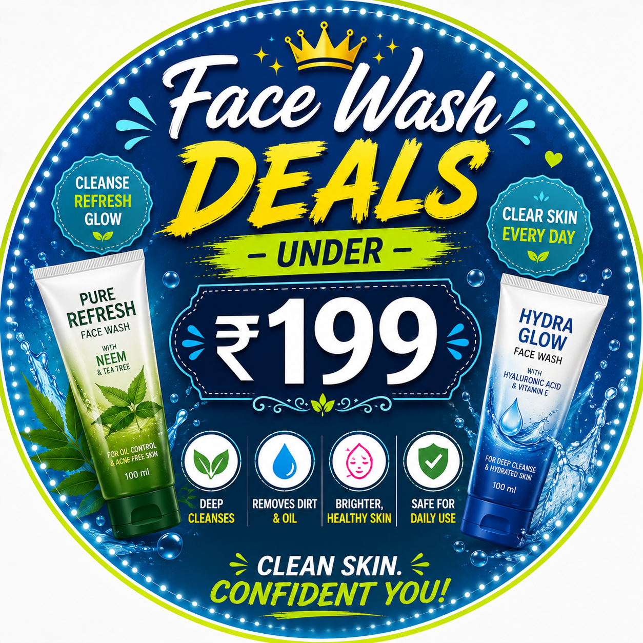 Best Face Wash Under ₹199