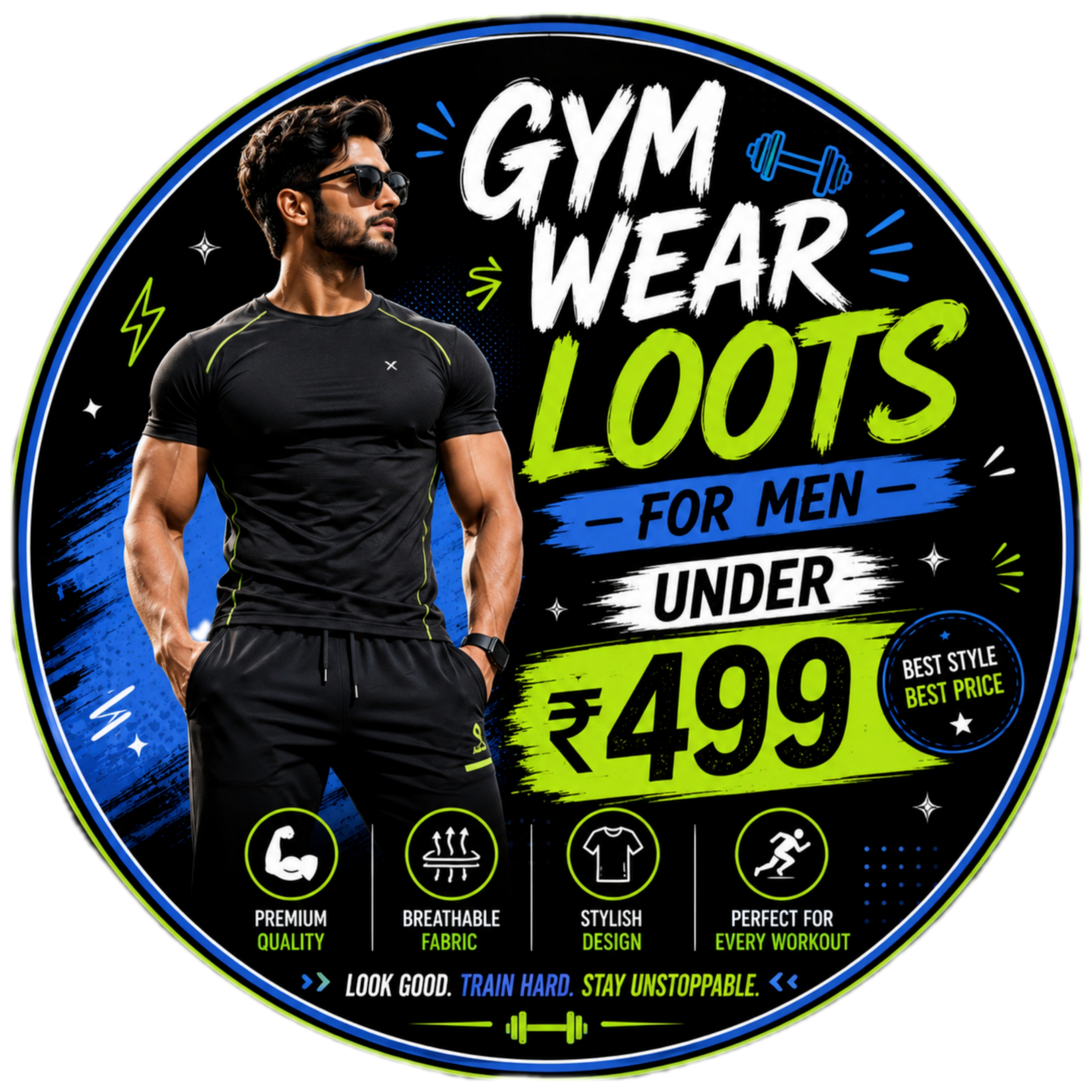 Best Men’s Gym Wear Under ₹499