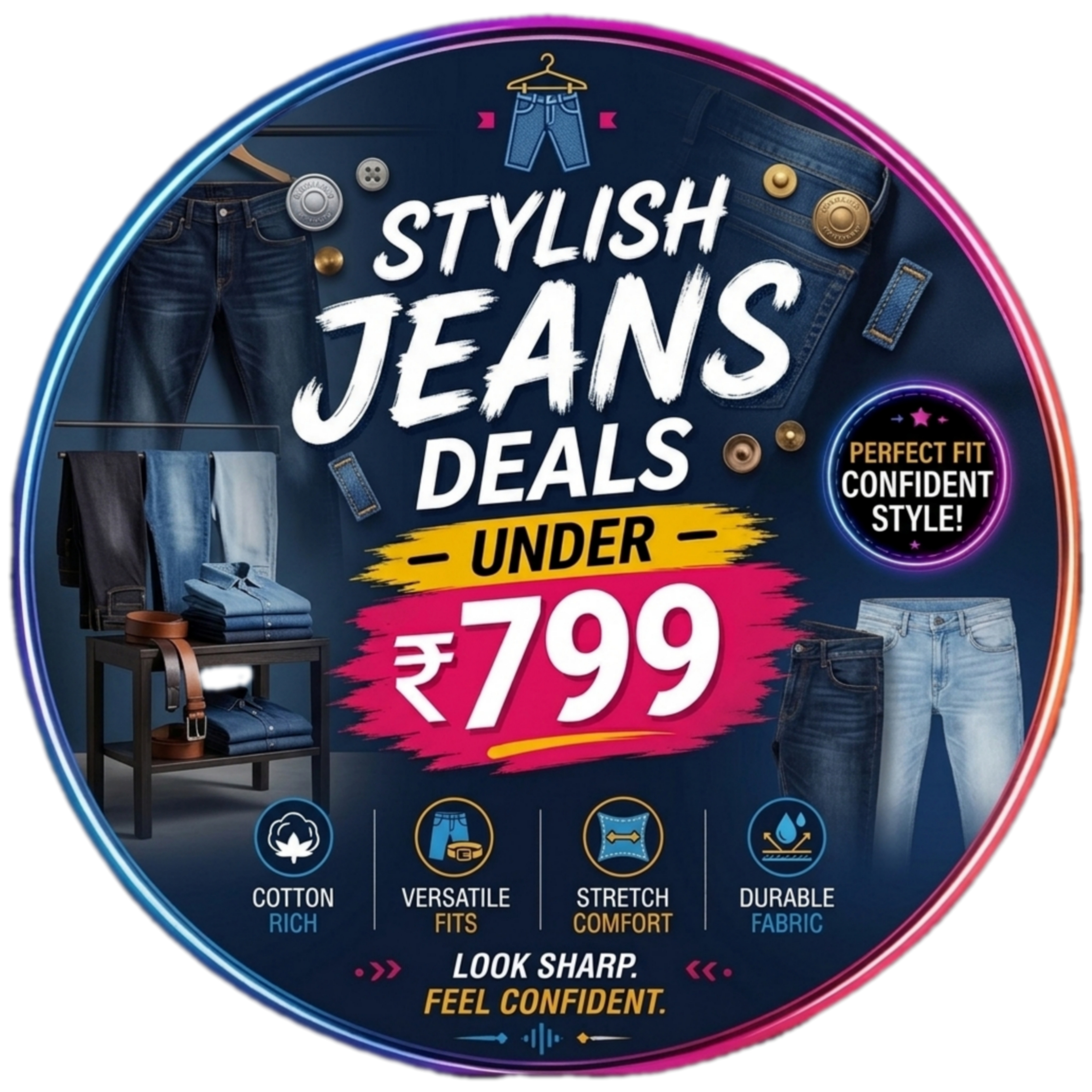 Best Men’s Jeans Under ₹799