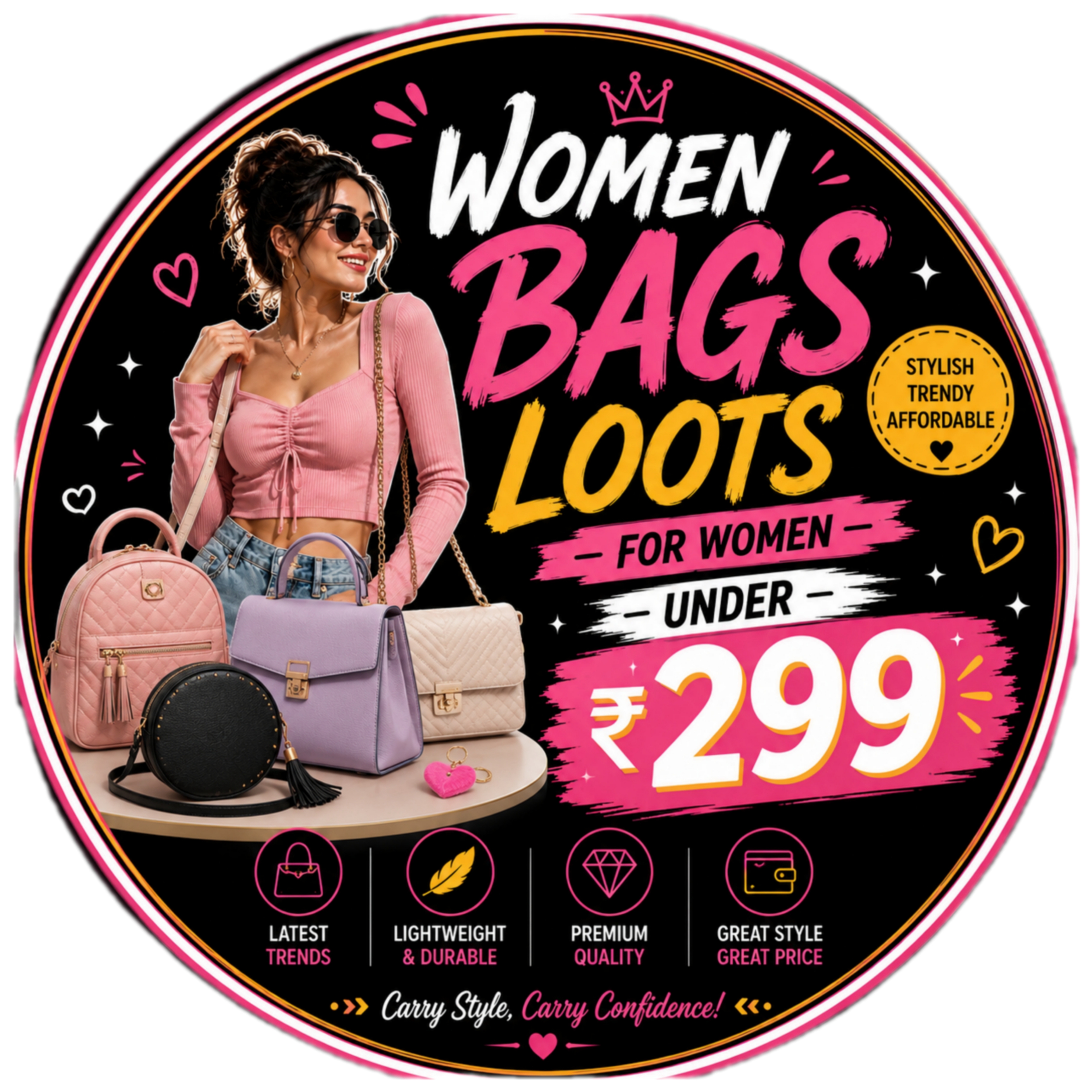 Best Women Bags Under ₹299