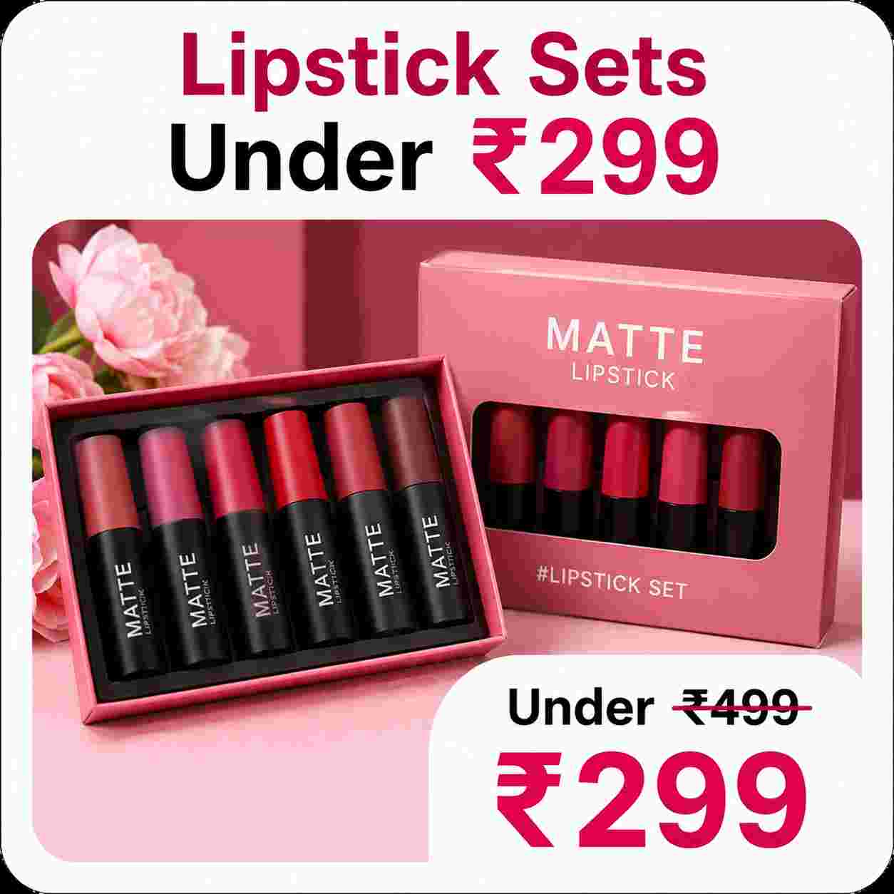 Lipstick Sets Under ₹299