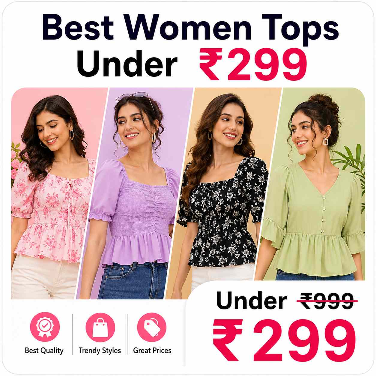 Tops Under ₹299